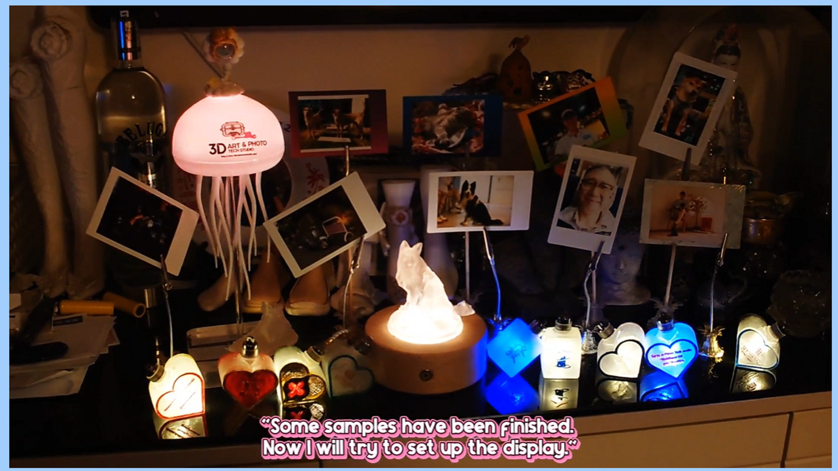 3D art & photo tech Live stream room